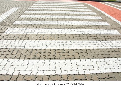 Red Brick Walkway In The Floor