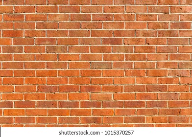 Red brick wall of 1940s house - Shutterstock ID 1015370257