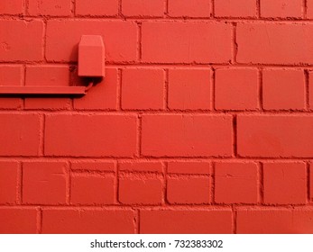red brick wall