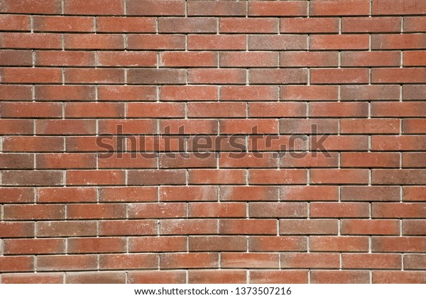 Red Brick Wall Background Stock Photo (Edit Now) 1373507216