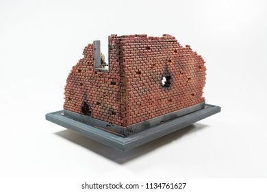 diorama brick wall