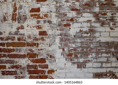 Red Brick Wall Including Whitewashing Fading Stock Photo 1405164863 ...