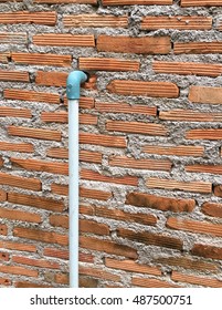 Red brick wall texture background 