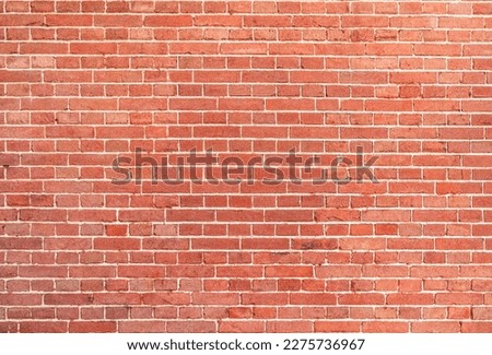Red brick wall texture background, brick wall texture for for interior or exterior design backdrop.