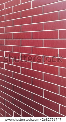 red brick wall texture or background, close-up with distorted proportions, vertical image