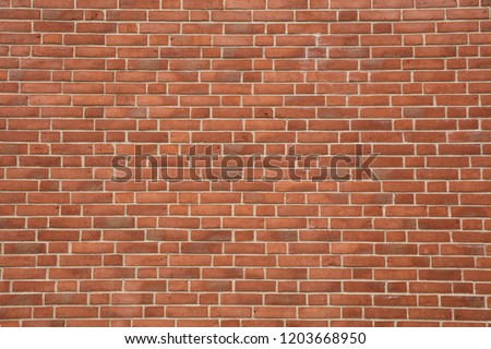 Red brick wall texture with excellent light grey pointing