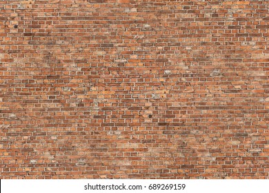 red brick wall texture seamless background - Shutterstock ID 689269159