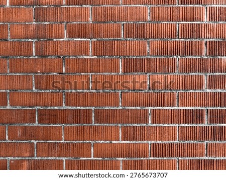 Red bricks wall full frame