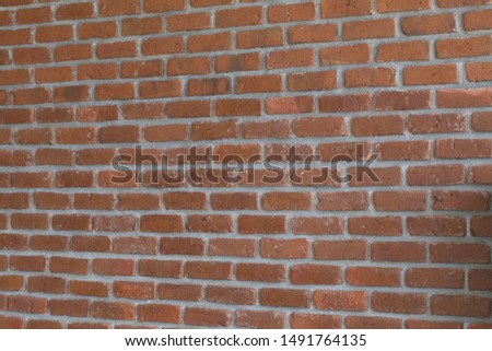 Red bricks wall texture surface