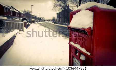 Red British Postbox