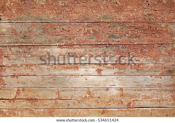 Red Brown Barn Wooden Wall Planking Stock Photo Edit Now 534651424