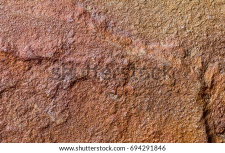 Red brown stone background texture of the flagstone