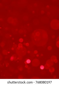 red bubbles background