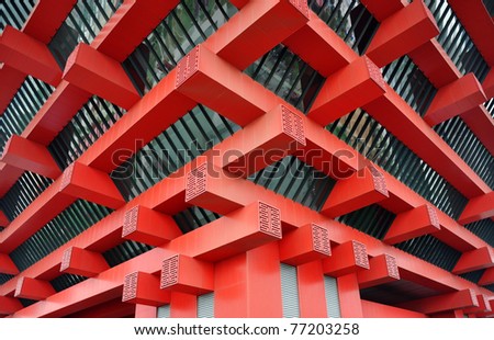 red Building corner