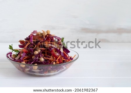 Similar – Red Cabbage, Chickpea, Carrot and Broccoli Salad