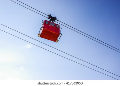 Red Cable car