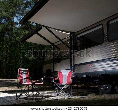 Similar – Image, Stock Photo Offroad 4×4 vehicle with tent in roof ready for camping