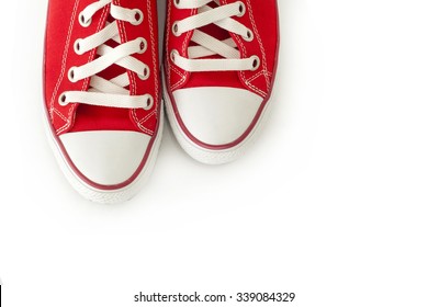 Red Canvas Shoes