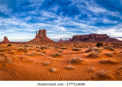 Red Canyon Cliffs In Colorado Desert, USA