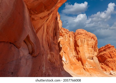 Red Canyon In The Egyptian Desert