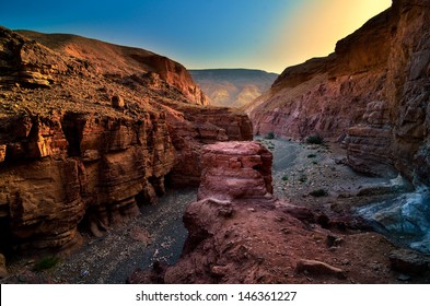 The Red Canyon, Israel.