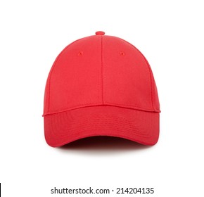 Red Cap On A White Background