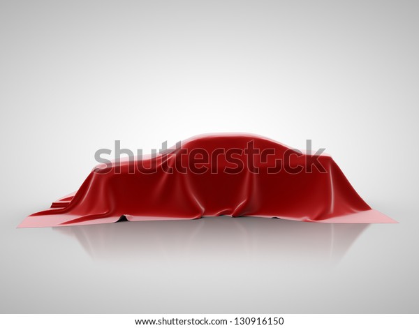 red car\
presentation on a white\
background