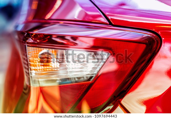 Red car rear\
light