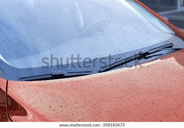 red car
wipers