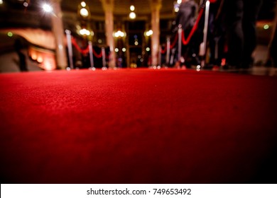 Red Carpet At An Exclusive Event