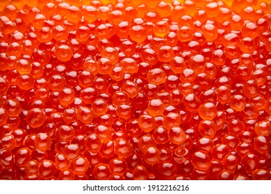 Red caviar selective focus. Pattern. Delicacy product of the highest quality.