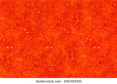 Red caviar texture background. Salmon caviar.