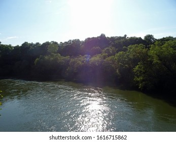 The Red Cedar River Near Downsville, Wisconsin