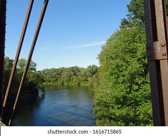 The Red Cedar River Near Downsville, Wisconsin