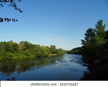 The Red Cedar River Near Irvington, Wisconsin