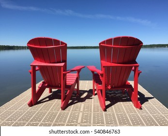  Red Chairs - Lake House