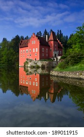 The red chateau Cervena Lhota in the the Czech Republic - Shutterstock ID 189011915