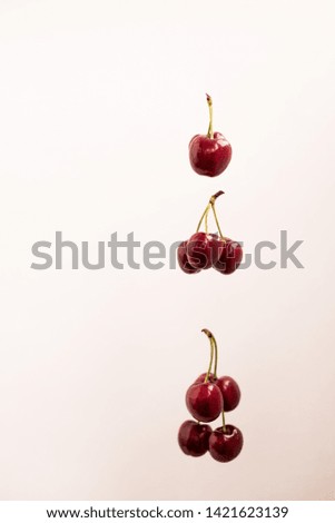 Similar – Image, Stock Photo cherry gathering Food