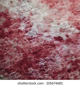 Red Cherry Fruit Peel Cell, Science Micrograph Plant Pattern