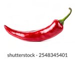 red chili pepper isolated on white background