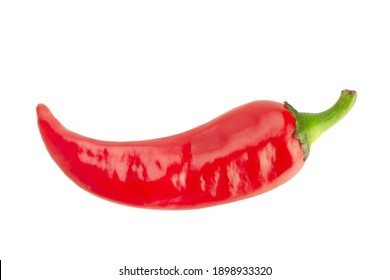 Red Chili Pepper Isolated On White Background