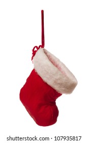 Red Christmas Stocking A Holiday Ornament