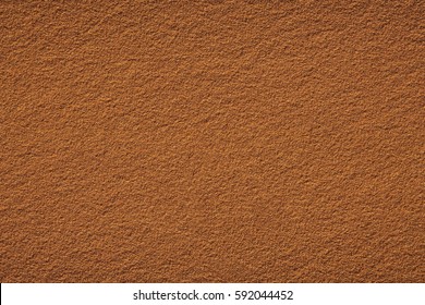 Red Clay Court Tennis Background Texture. Tennis Court Close-up Of Gravel Surface