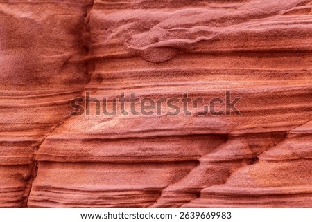 Red cliffs beach or Pha Daeng Beach at Bang Saphan Noi District in Prachuap Khiri Khan Province, Southern Thailand