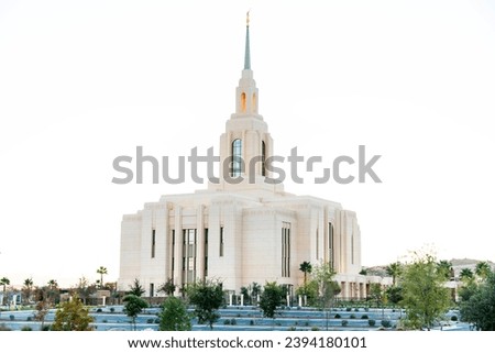 The Red Cliffs Lds temple in Saint George Utah