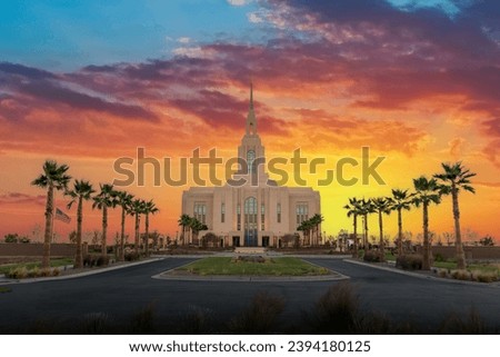 The Red Cliffs Lds temple in Saint George Utah
