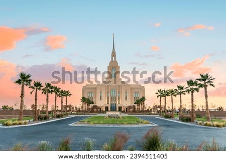 The Red Cliffs Lds temple in Saint George Utah