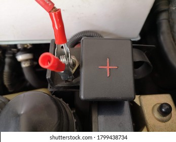 car battery positive terminal