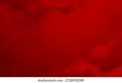 Red cloud texture background. Blurred photo of red sky with clouds. Photo can be used for galaxy space, New Year, Christmas and all celebrations backgrounds.