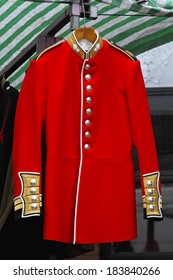 Red Coat Uniform Of Old British Army